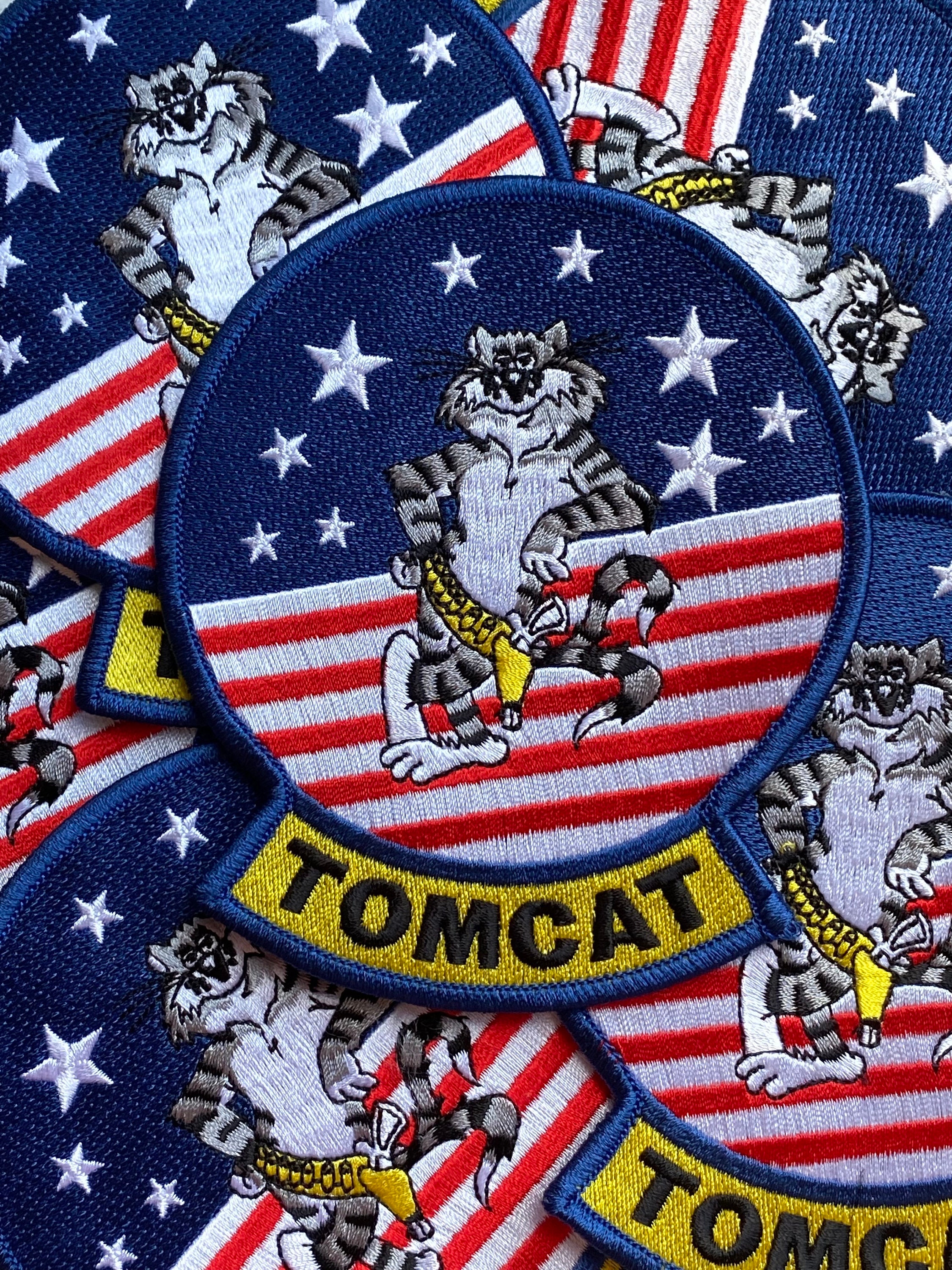 Estrella Militar - Parche bordado TOP GUN F-14 Tomcat