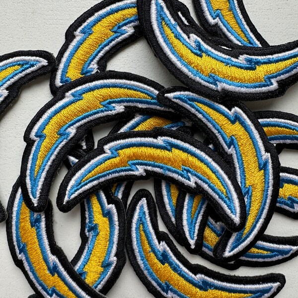 NFL San Diego Chargers Embroidered Patches 2.5”x1.5”