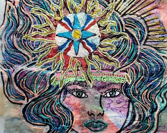 EMANAssyrische Mutter Erde Kunstdruck Serie
