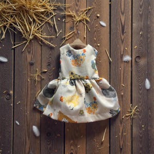 cotton chicken fabric dresses Girl Dress Handmade Chikankari dress Size:5XL | 38 (for waist size 42
