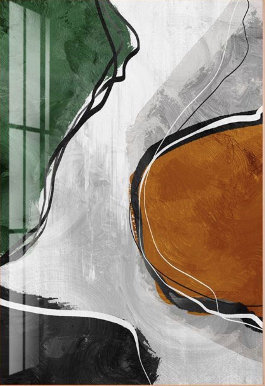 Natural Printwatercolor Modern Art for Your House.modern Etsy