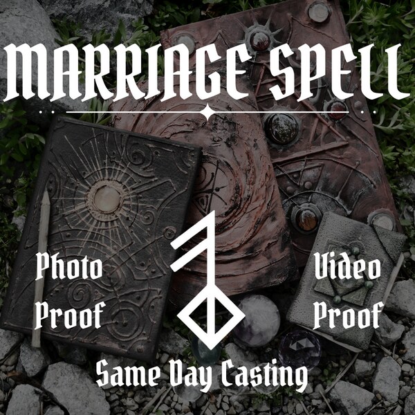 MARRIAGE SPELL - Get Married Quickly Spell, Marriage SPell, Love Spell, Binding Love Spell, Attraction Spell, White Magic, Same Day Casting