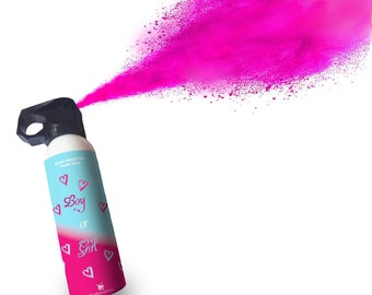 Gender Reveal Spray Feuerlöscher Pulverkanone Blaster Boy or Girl Babyshower Babypart