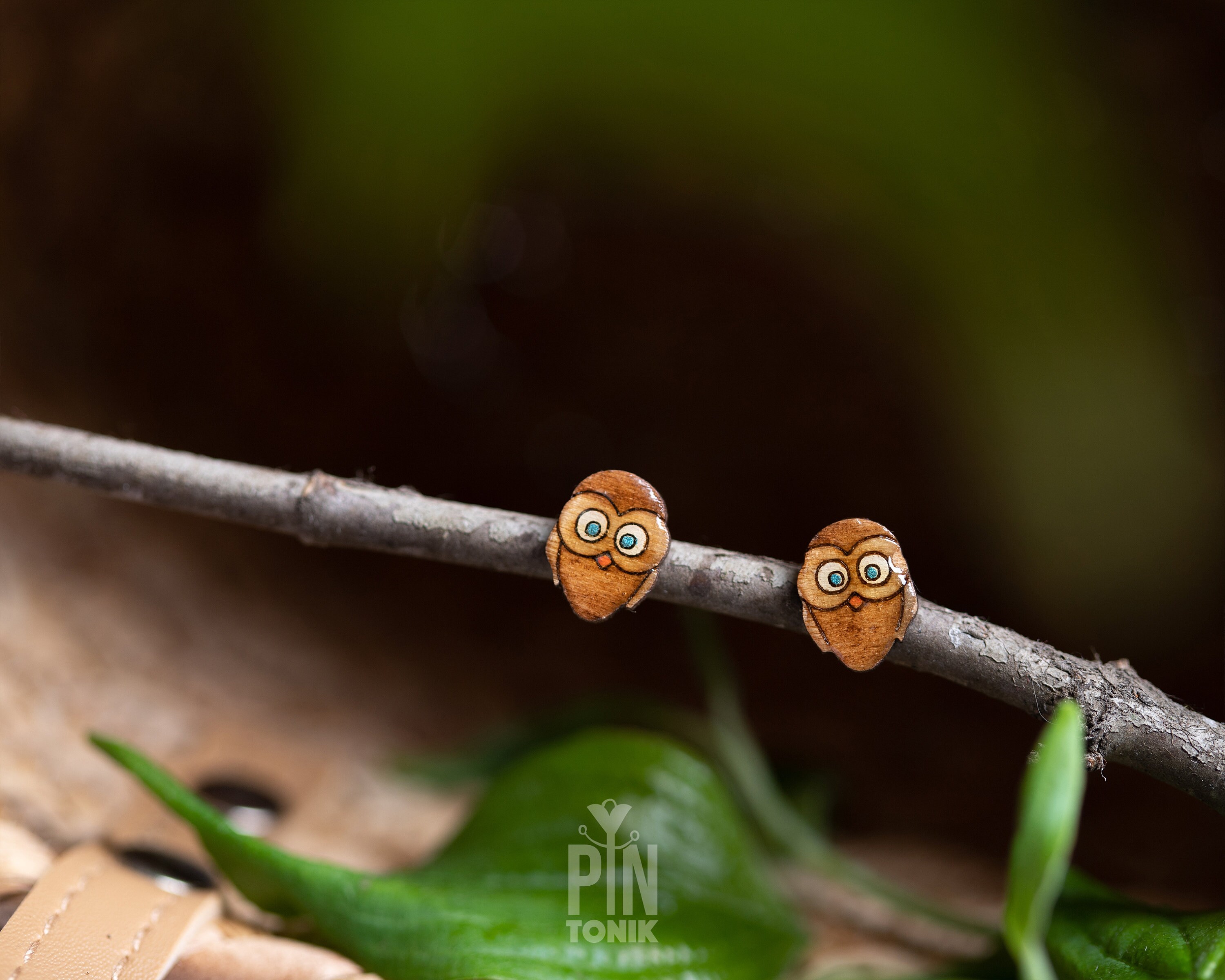 Whimsical Owl Jewelry - Funky Earrings with Tiny Birds, Funny Birthday Gift for Christmas, Best Frie