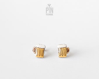 Pendientes de cerveza de Octoberfest: originales regalos de cumpleaños para 21 años o amantes de la cerveza.