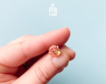 Pendientes de camarones neón - Pendientes de comida divertidos - Joyería playera peculiar