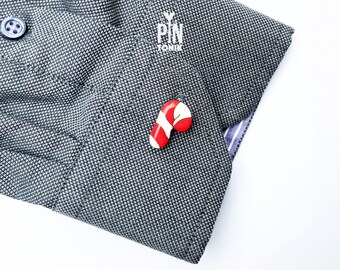 Christmas Cufflinks -  Candy Cane Gifts - Winter Wedding Groom Cuff Links