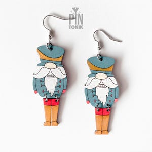 Pendientes colgantes Cascanueces - Joyería navideña