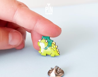 Pin de Triceratops - Regalos de paleontología de dinosaurios - Broche de animal divertido