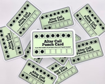 Altar Call Sticker | Sinful Sticker Shop