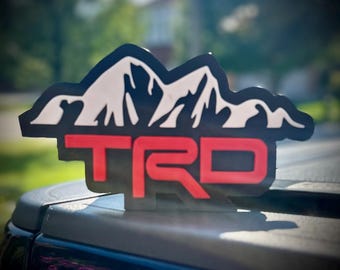 TRD Hitch Cover for Toyota - 4Runner - Tundra - Sequoia -  FJ Cruiser- Rav 4- Free Hitch Pin