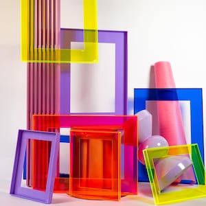 Lege lijst(en) in verschillende (neon)kleuren