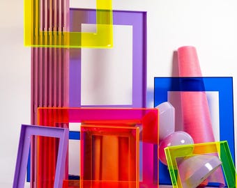 Lege lijst(en) in verschillende (neon)kleuren