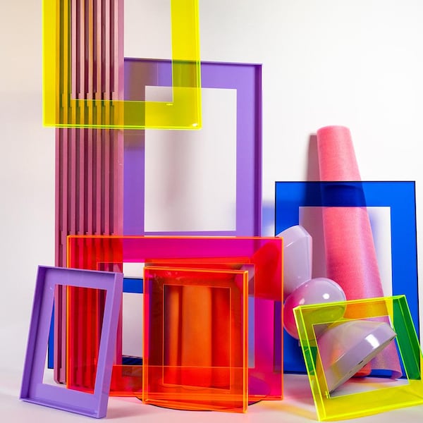 Lege lijst(en) in verschillende (neon)kleuren