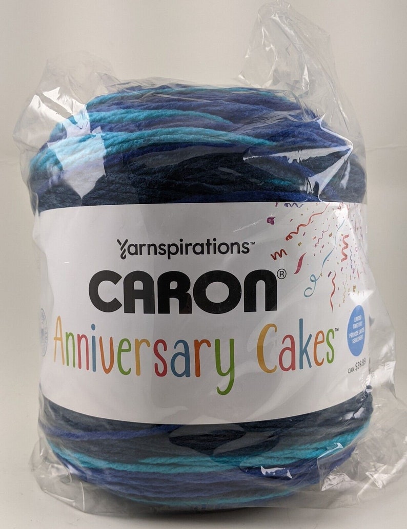 Caron Anniversary Cake Yarn Scuba Splash Etsy