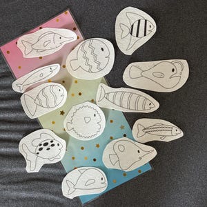 Fish Stick and Stitch Embroidery Transfer Stabilizer Water Soluble Dissolvable