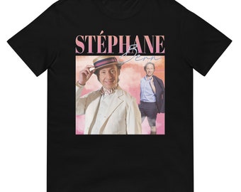 T-shirt bootleg unisex Stéphane Bern vintage style année 90