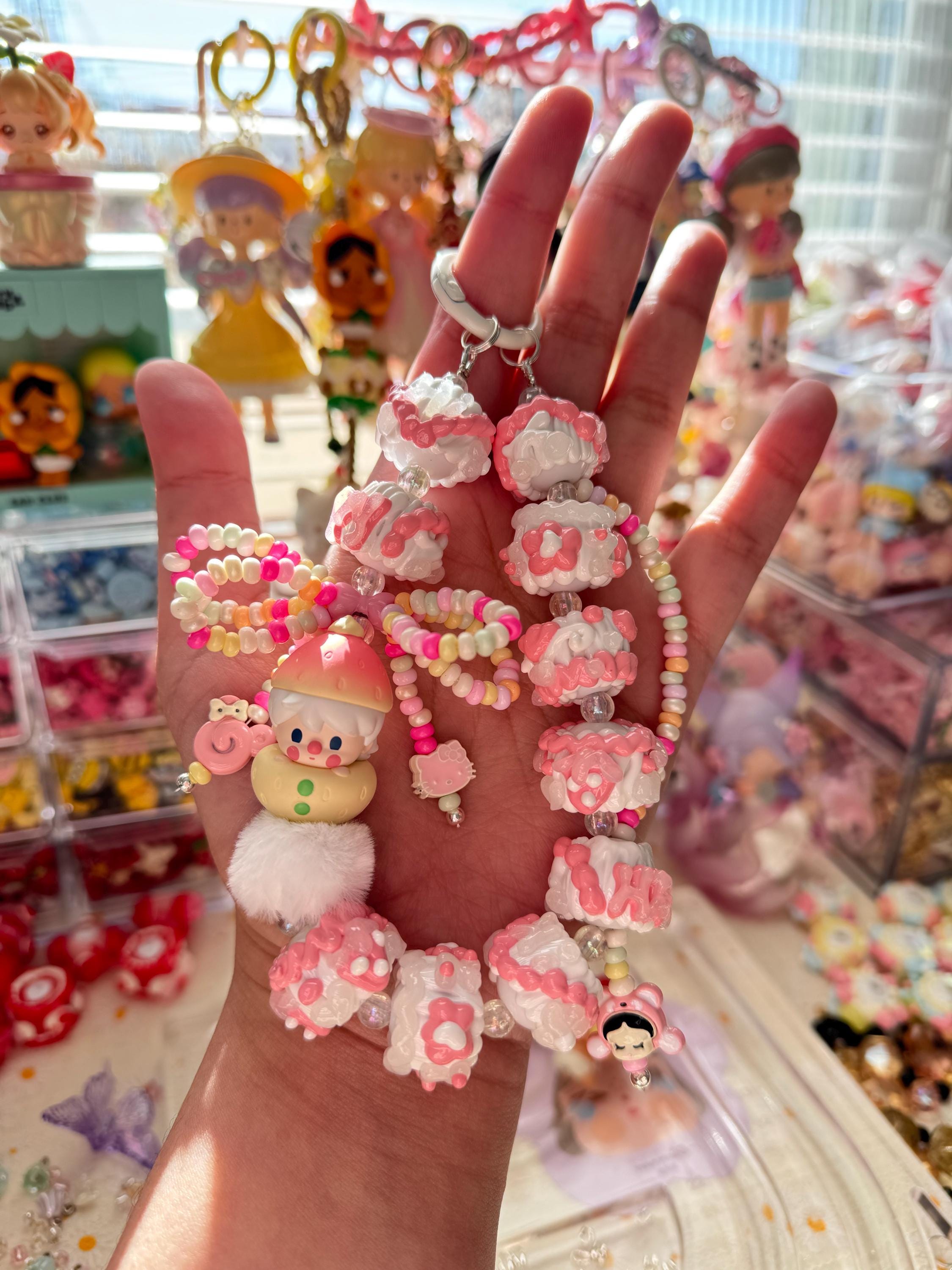 Official Skull Panda Pop Bean Popmart Sanrio Handmade Fancy