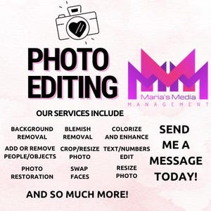 Custom Photo Editing Service: Restoration, Face Swap, Enhance, Colorize, Person Removal (Digital File)