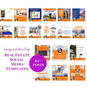 Real Estate Social Media Templates | Realtor Post Templates | Canva Post Templates | RealEstate Flyers | Realtor Services | Broker