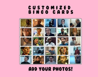 Custom Bingo cards, personalized bingo, Printable Bingo, Custom Birthday bingo game, custom baby shower game, custom printable bingo game
