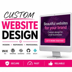 Aangepast websiteontwerp, bestemmingspagina, volledige configuratie