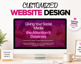 Custom Website Design, Landing Page, Full Setup