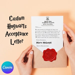 Recently made a replica Hogwarts acceptance for my girlfriend's
