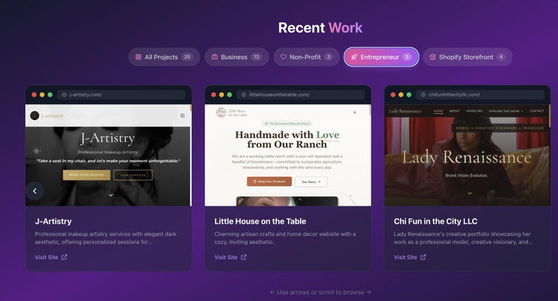 Custom Website Design, Landing Page, Full Setup - Etsy