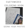 Custom Name Line Drawing Coloring Page | Personalized Gift | Kids Party ...