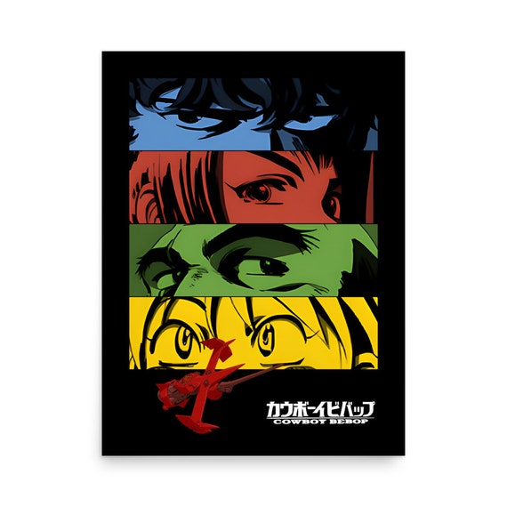 Cowboy Bebop Anime Poster Japanese Anime Wall Art Available in A3 