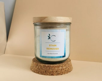 Słoik na odplamiacz szklany z możliwością ponownego napełniania | Organizer na pranie z hermetyczną pokrywką