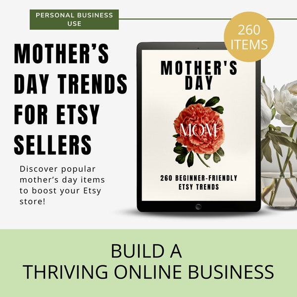 Etsy 2024 Trends Guide: Boost Your Shop with Bestselling Products & Ranking Tips by Tashia Plans