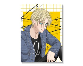 Ash Lynx Fan Art Print | Banana Fish