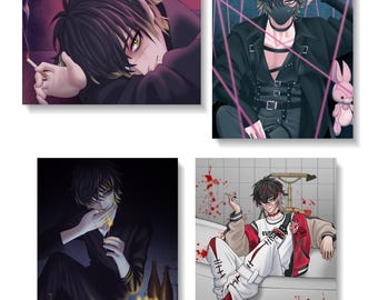 Slow Damage Fan Art Prints | Towa | BL Visual Novel | Nitro Chiral