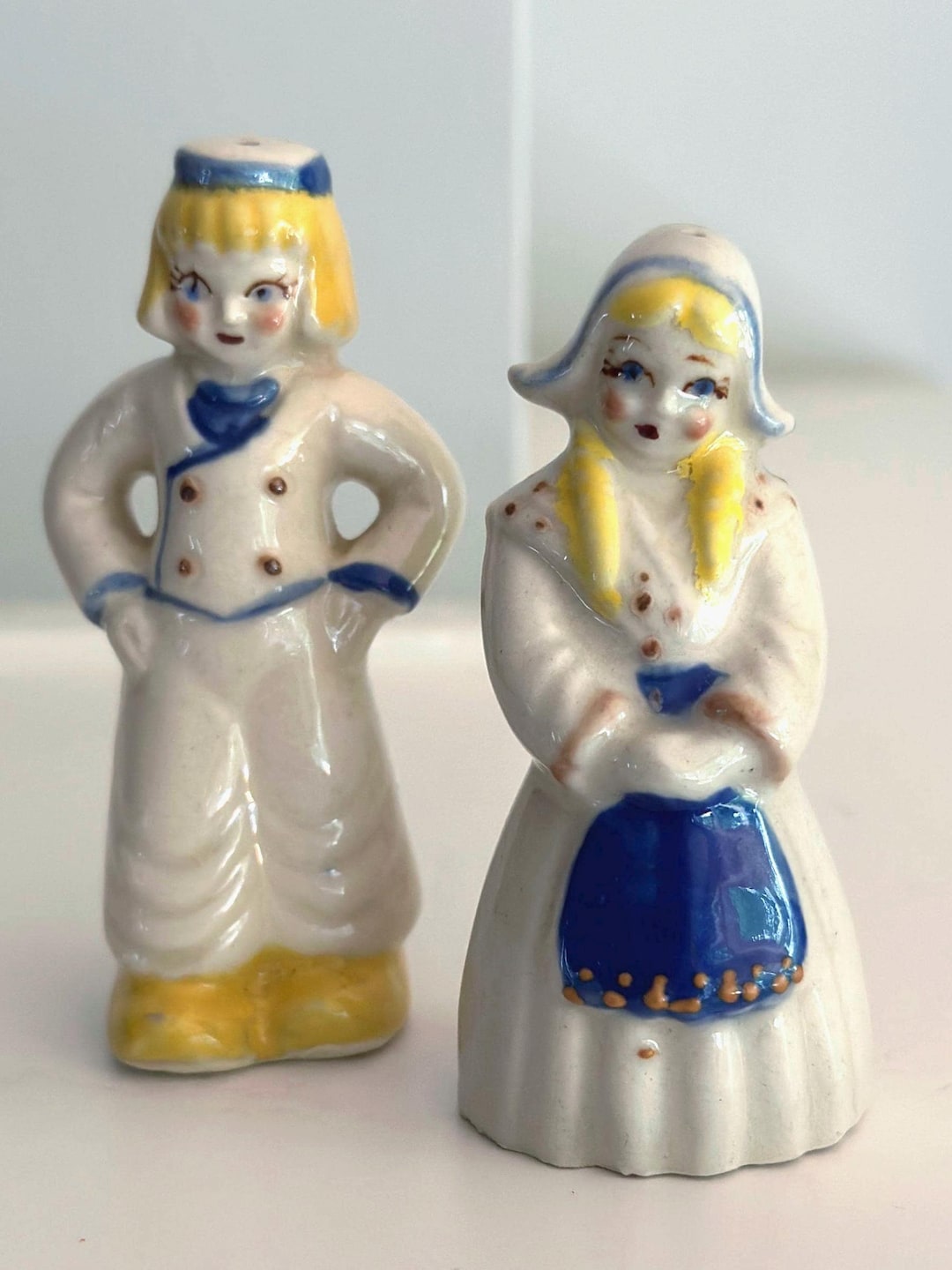 Vintage Little Dutch Boy & Girl - Salt and Pepper Shakers C. 1940’s - Etsy