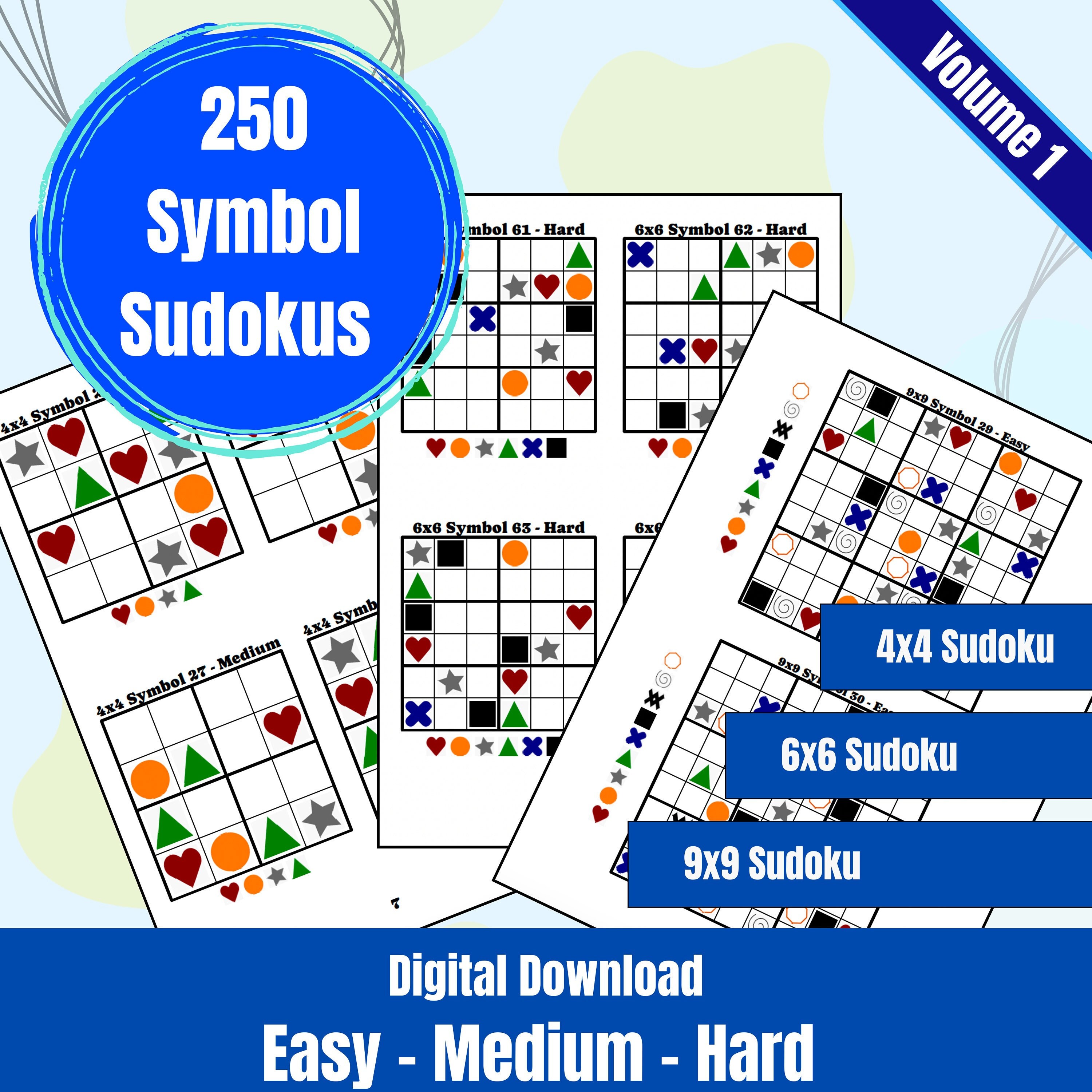 Kids Sudoku 6x6 - Medium