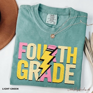 Comfort Colors® Fourth Grade Teacher Shirt, 4th Grade Teacher Shirt, 4th Grade T-Shirt, Fourth Grade TShirt, Elementary School, Teaching Tee