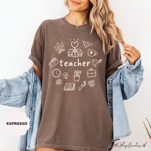 Comfort Colors® Teacher Shirt, Cute Teacher Shirt, Teacher Appreciation, Back to School Shirt, Elementary School Teacher Shirt, New Teacher