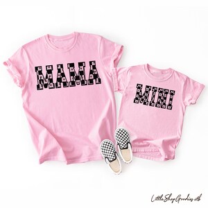 Matching Mommy and Me Shirt, Mama Mini Shirt, New Mom Shirt, Mama Mini Matching Shirt, Mother and Daughter Outfits, Mama Shirt, Mini Shirt