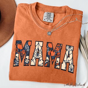 Spooky Mama Shirt Comfort Colors, Mom Halloween Shirt, Halloween Mom Tee, Halloween Shirt, Halloween Mama Shirt,Spooky Halloween Mama