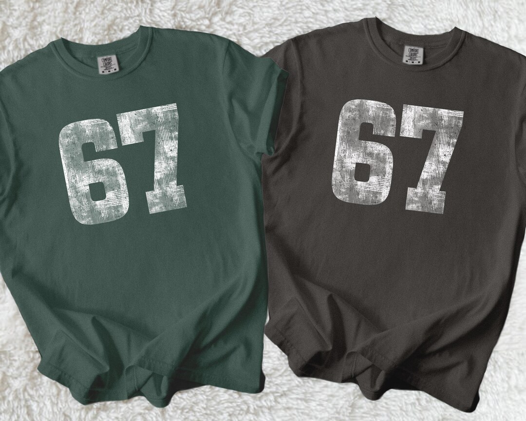 Comfort Colors® 67 Meme Shirt, Funny Viral T-shirt, Trendy Shirt, Six ...