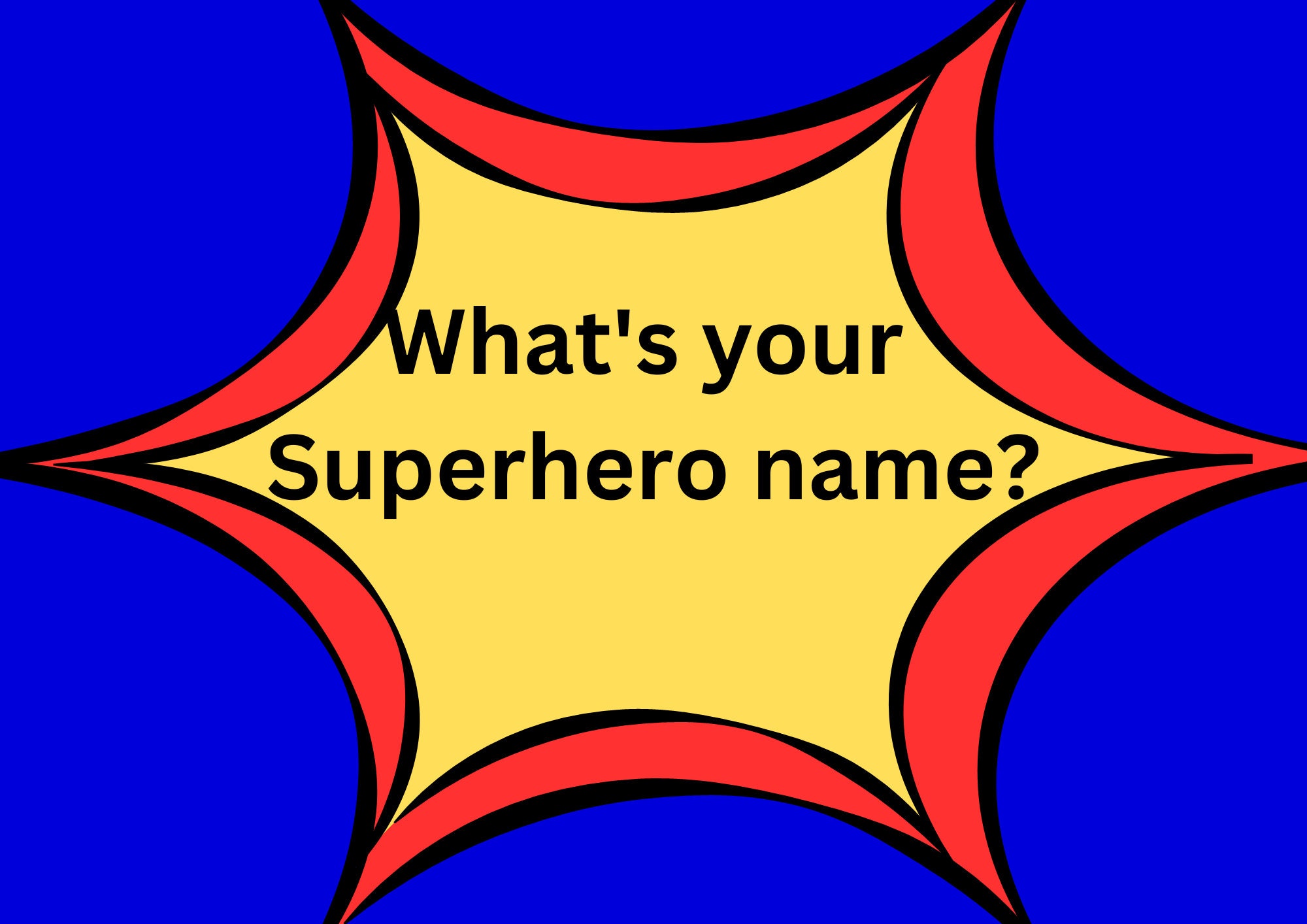 Superhero Name Generator Game | Zazzle