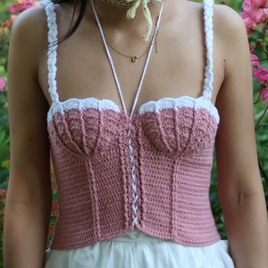 Mermaid Corset Crochet Top