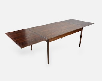 Danish Rosewood Dining Table w/ hidden leaves - Niels Koefoed for Hornslet