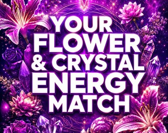 PERSONAL Crystal Energy Healing Psychic Reading - YOUR Personal Power Energy Alignment - Flower Healing Energy Reading | Channeled Guidance