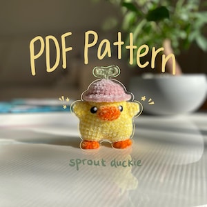 Sprout Duckie Crochet Pattern: Amigurumi Toy (PDF Pattern)
