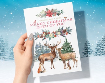 Christmas Card to Both of You Stag & Doe Forest