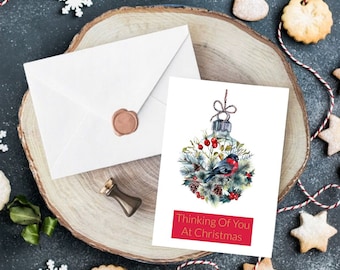 Eco-Friendly 'Thinking of You at Christmas' Card