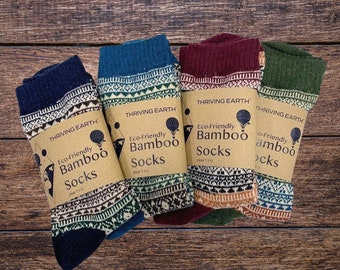 Thriving Earth: Breathable Bamboo Socks - Eco-Friendly Footwear for Conscious Living - Soft & Sustainable